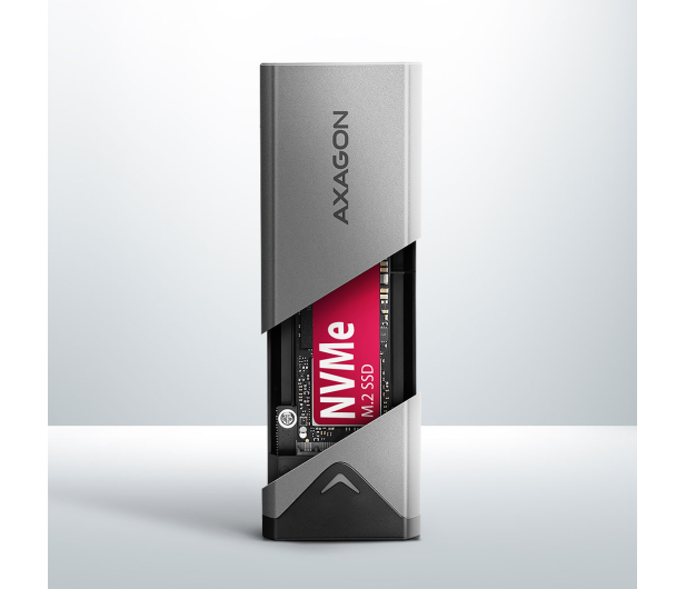 Axagon EEM2-UG2, USB-C 10Gbps - M.2 NVMe SSD metalowy box - 1353421 - zdjęcie 2
